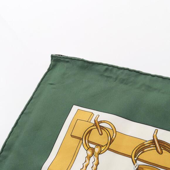 HERMES Yellow Silk Scarf - Picture 7 of 7
